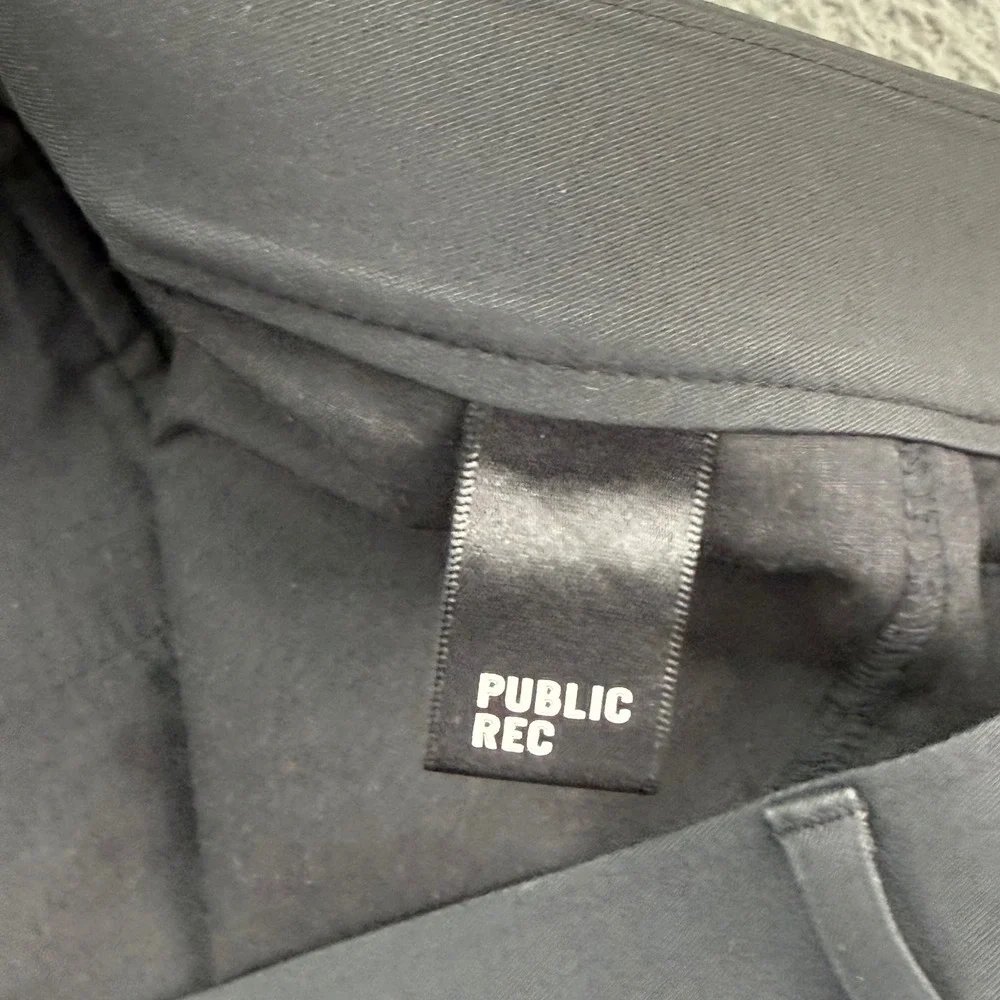 Public Rec Work to Play Pants Men 38x30 Black Performance Stretch Chino Trousers